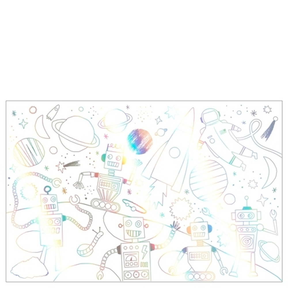 Постеры-раскраски "Космос" 2 шт. (76,2 x 50,2 см)