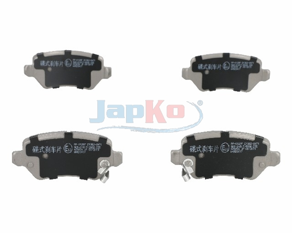 JAPKO - 51K12-JPK - Komplet plocica, disk-kocnica