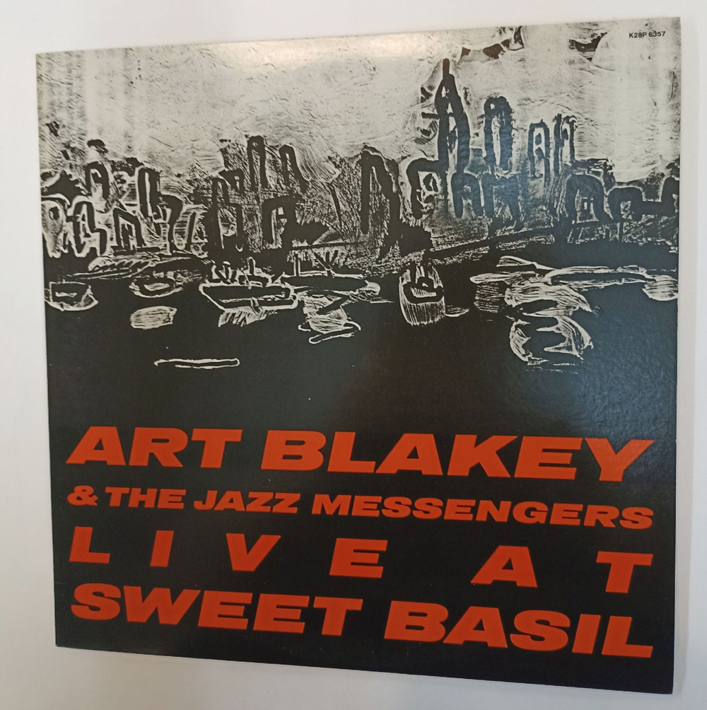 Винтажная виниловая пластинка LP Art Blakey and The Jazz Messengers Live At Sweet Basil (Japan 1985)