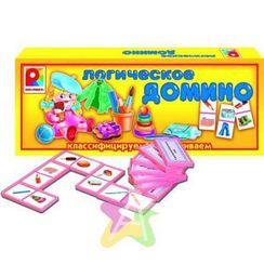 Логическое домино. Предметы 1. (Игра настольная пластмассовая)