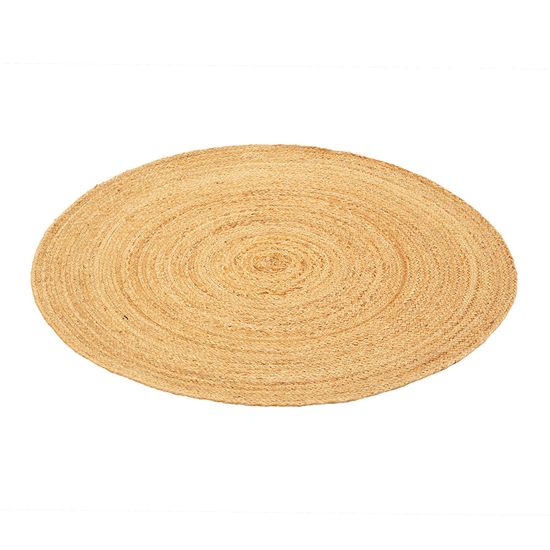 Ковер из джута круглый базовый из коллекции ethnic, 120см