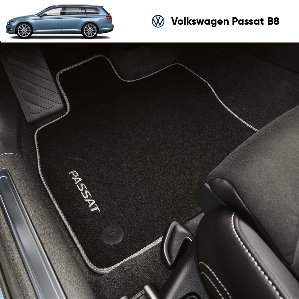 Коврики Volkswagen Passat (B8) текстильные Premium передн+зад