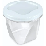 Банка с завинчивающейся крышкой «Тондо» 1,5л светло-голубая С288СГЛ✦