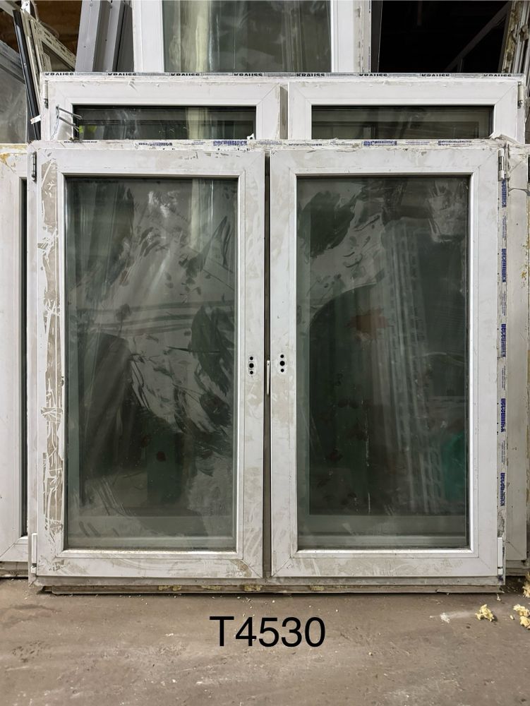Б/У Окно Пластиковое 135(в) х 145(ш)