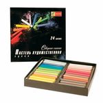 Пастель сухая художественная СПЕКТР "Северное сияние", 24 цвета, квадратное сечение, 06С-406