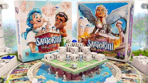 Santorini Pantheon Edition с дополнением Riddle of the Sphinx