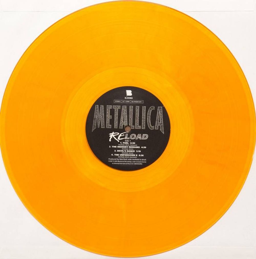 Metallica - ReLoad (2 LP, Remastered 2025, Limited Edition, Translucent Yellow Vinyl). Новая запечатанная виниловая пластинка + ПОДАРОК