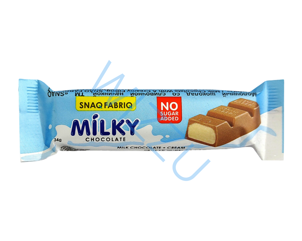 Шоколад Snaq Fabriq 34г Milky со сливочной начинкой