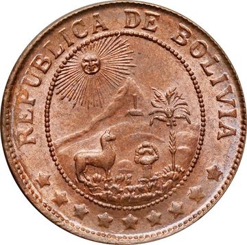 50 сентаво 1942 Боливия