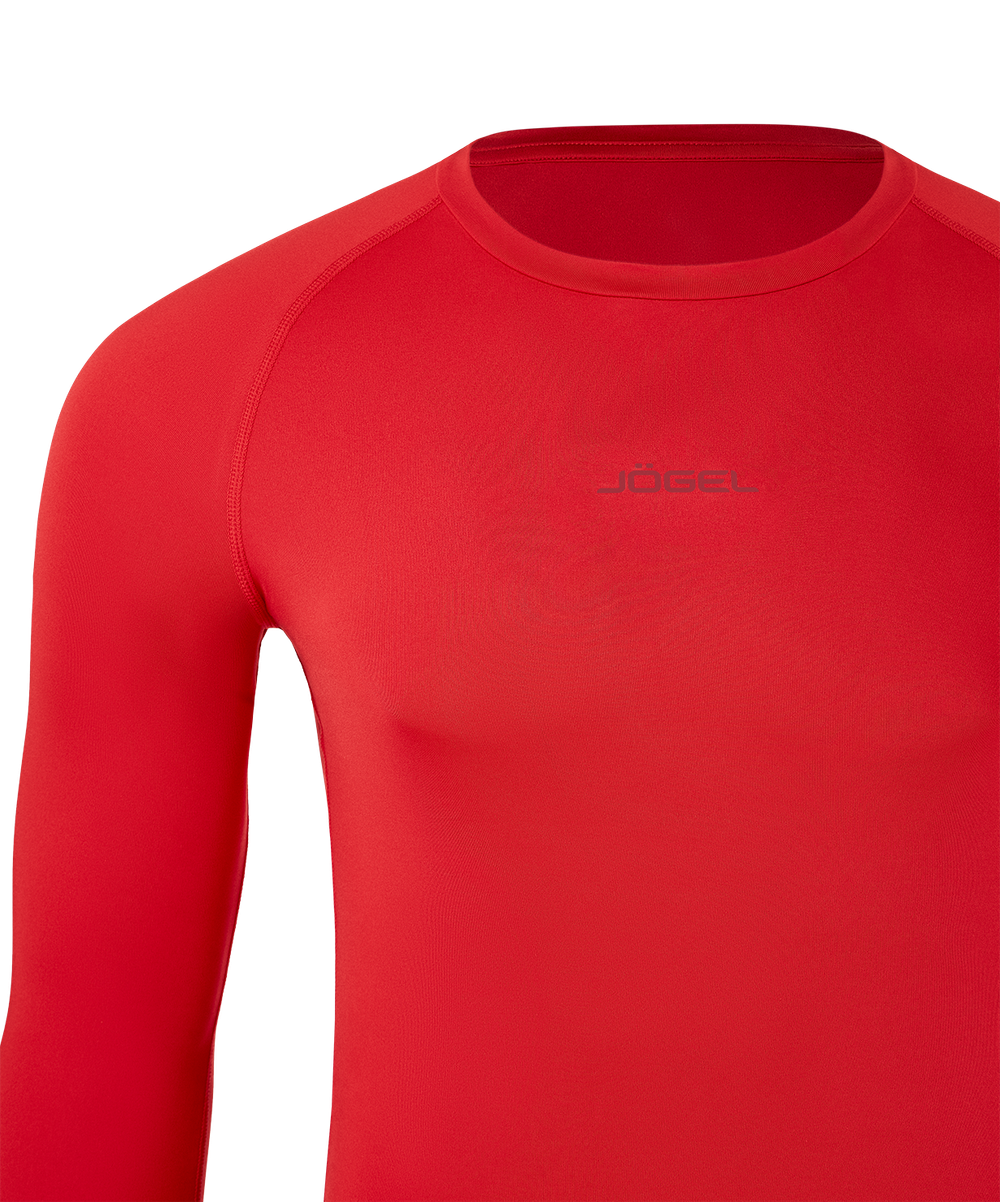 Футболка компрессионная с длинным рукавом Jögel CAMP PerFormDRY Baselayer LS Tee, красный