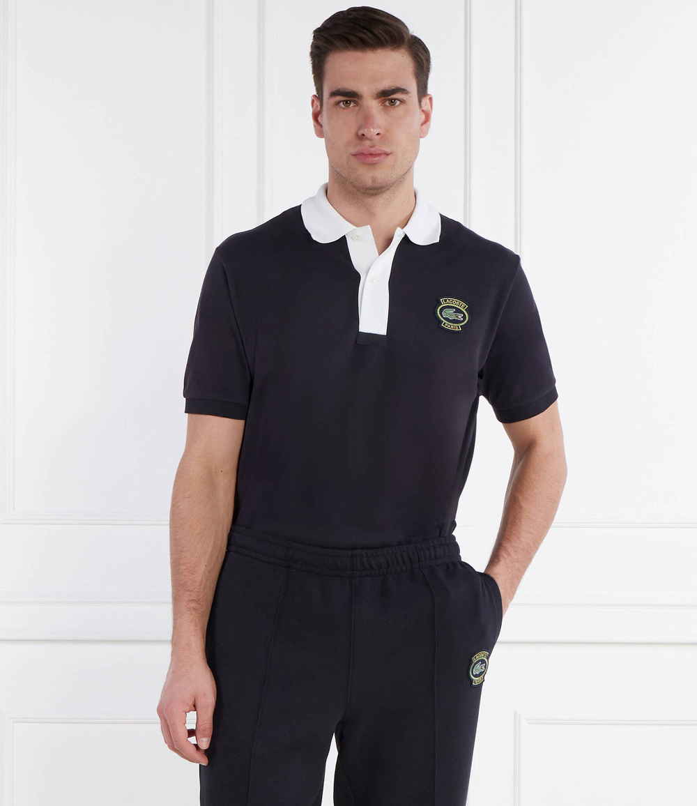 Поло Lacoste - темно-синий(PH7369)
