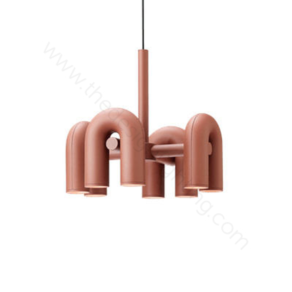 Pendant design lamp Cirkus by AGO Lighting (4 lampshade /Pink)
