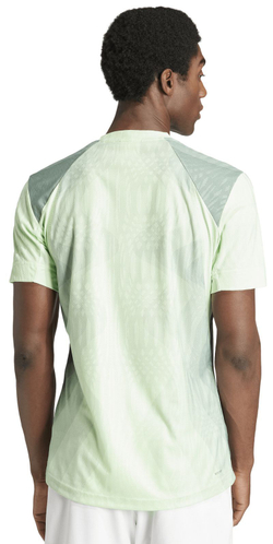Мужская теннисная футболка Adidas Tennis Airchill Pro Freelift Tee - semi green spark