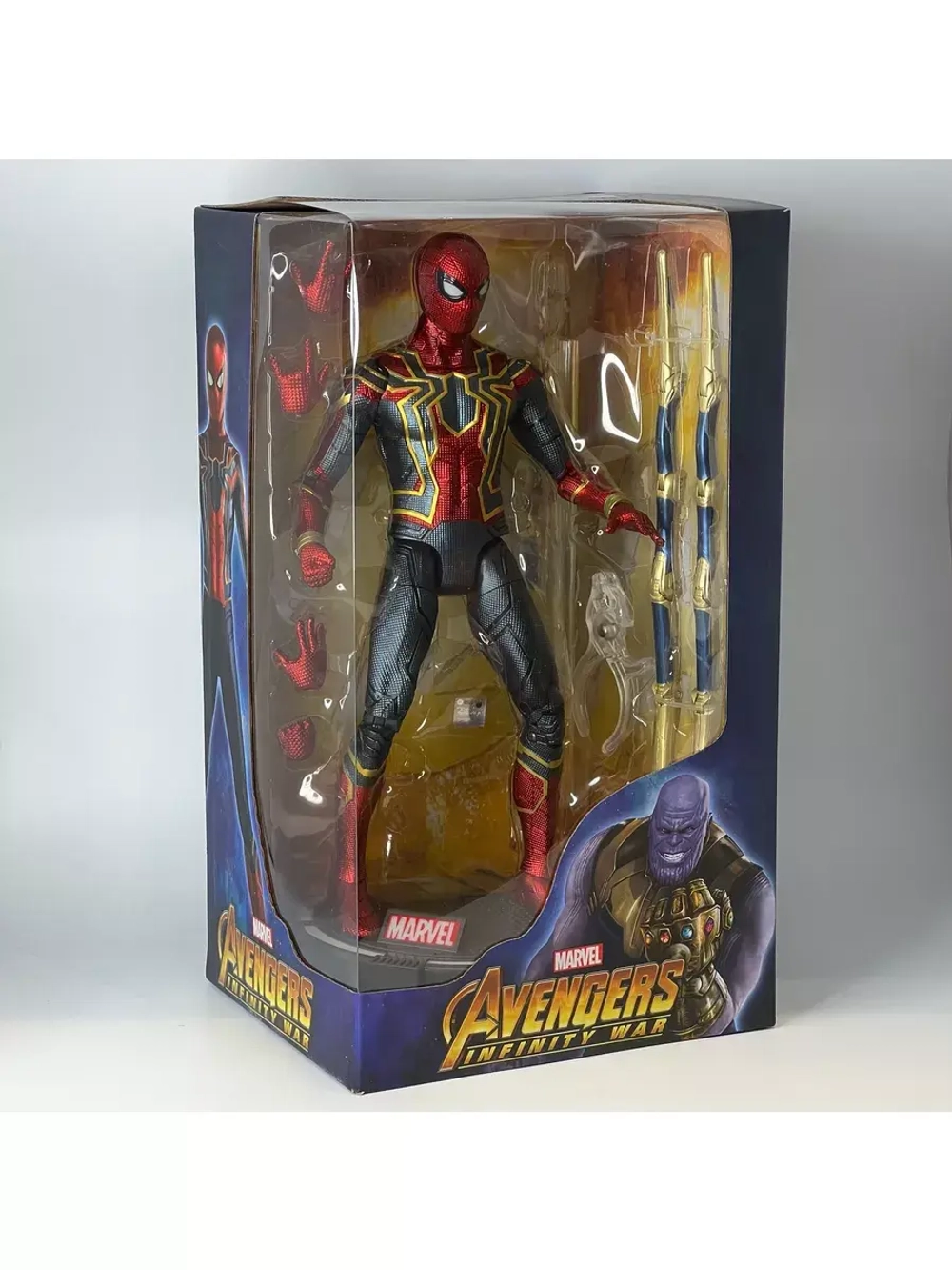 Фигурка Человек Паук Spider Man Марвел ZD Toys 1607-03 свет