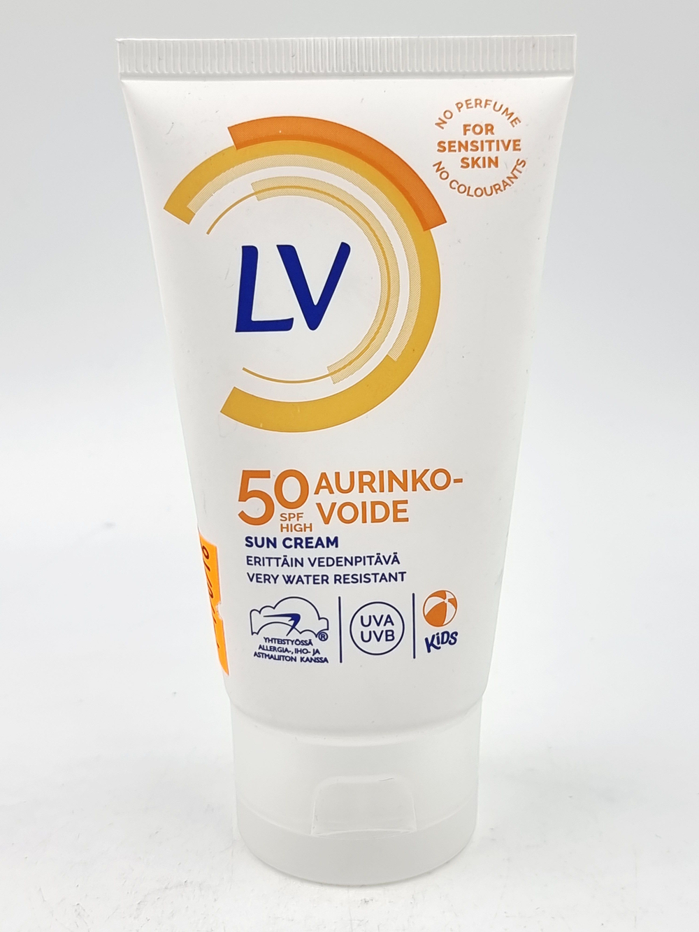 Солнцезащитный детский гипоаллергенный крем LV SPF50 75 мл (Из Финляндии)