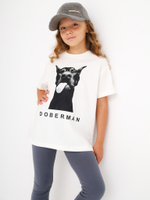 Футболка DOBERMAN, пломбир