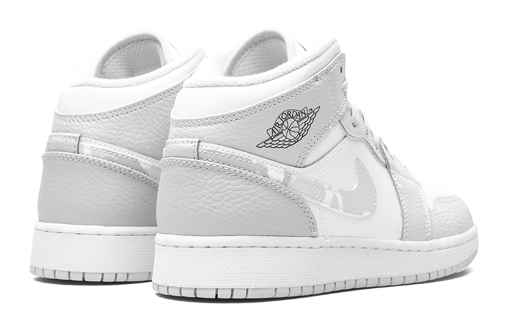 Jordan 1 Mid Grey Camo GS