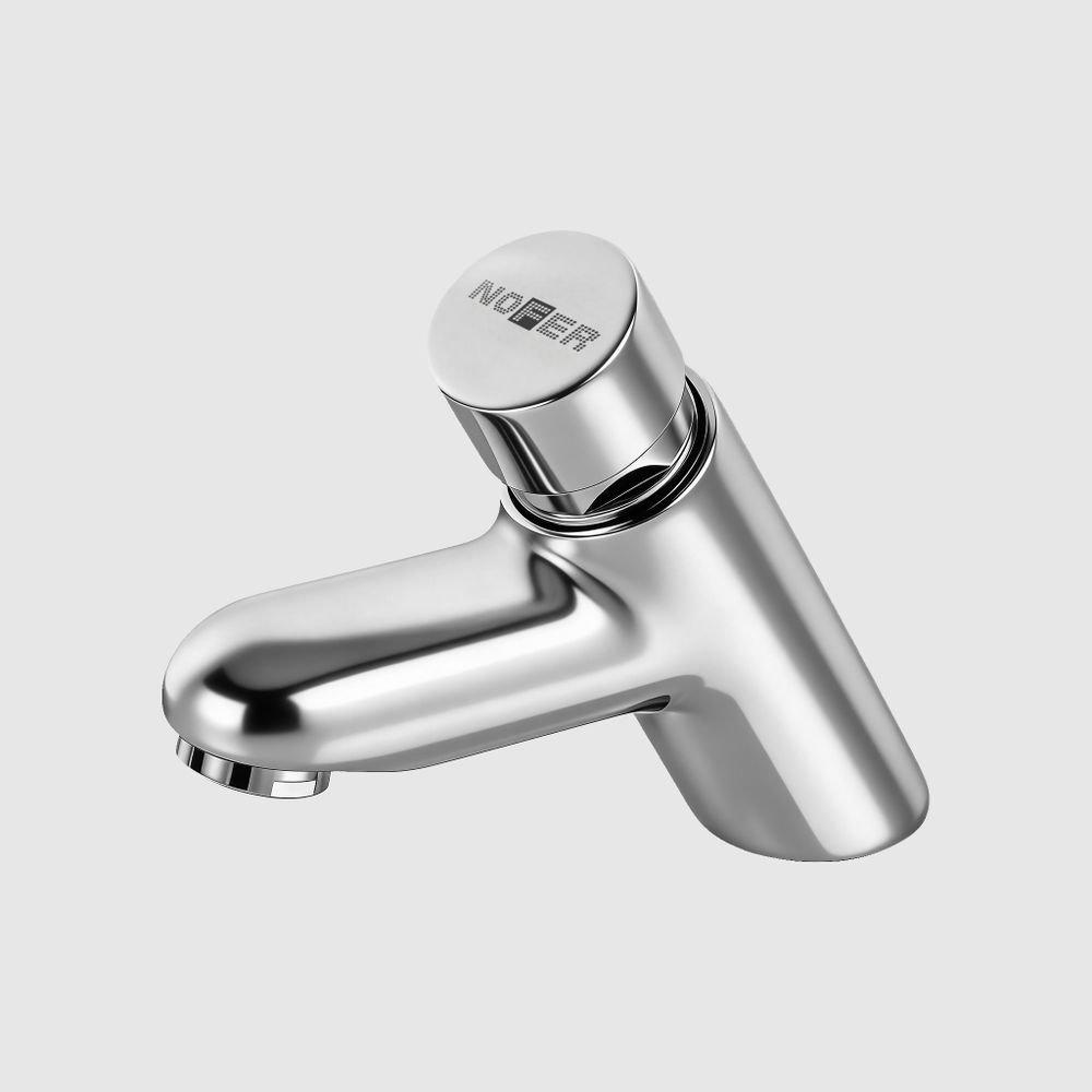 Кран с таймером для раковины или столешницы латунь ESSENTIALTEMP 07400.N глянцевый