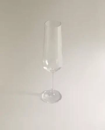 ZARA HOME БОКАЛ ИЗ ПРОЗРАЧНОГО ХРУСТАЛЯ, ПРОЗРАЧНЫЙ