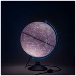 Глобус Земли настольный политич/звез с подсветкой, интерактивный+ очки виртуал, диаметр 25см, Глобен