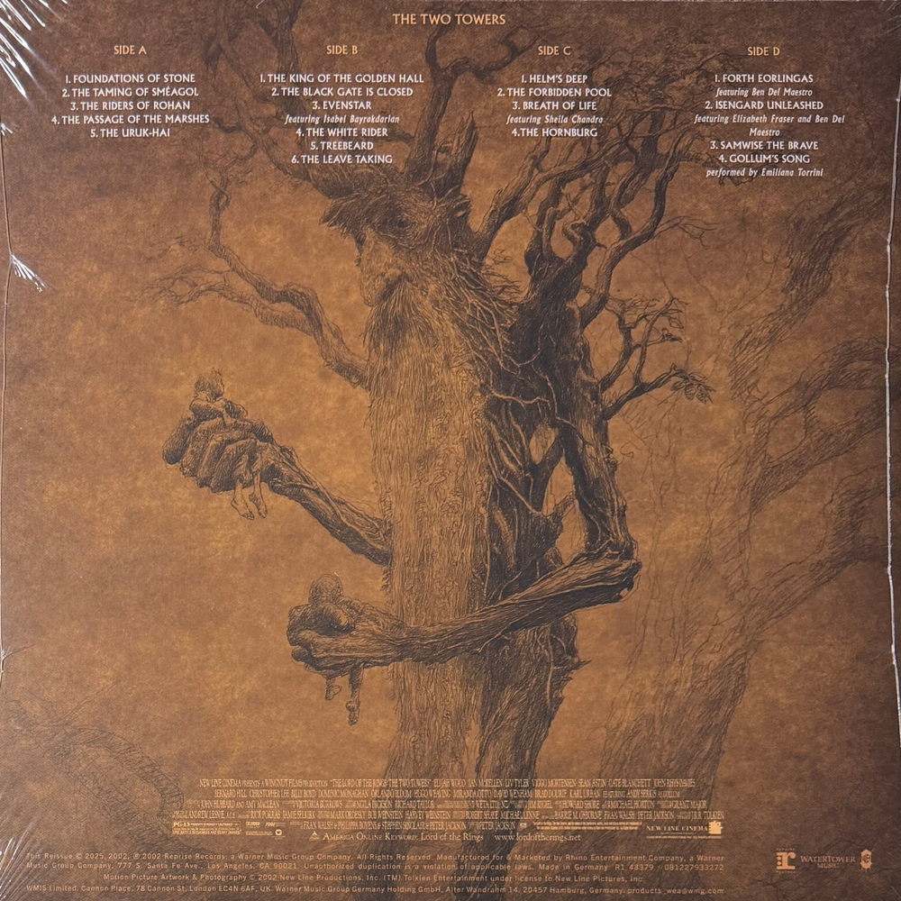 The Lord Of The Rings: The Two Towers 2LP (Германия 2025г.) Clear