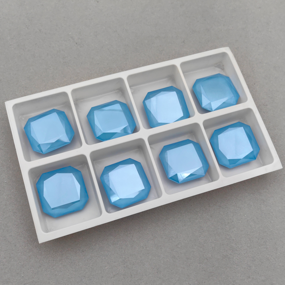 Квадрат Swarovski 4547, цвет Летний голубой (Crystal Summer Blue)