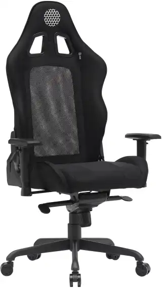 Кресло Cactus CS-CHR-MC04 черный крестов. сталь пластик черный