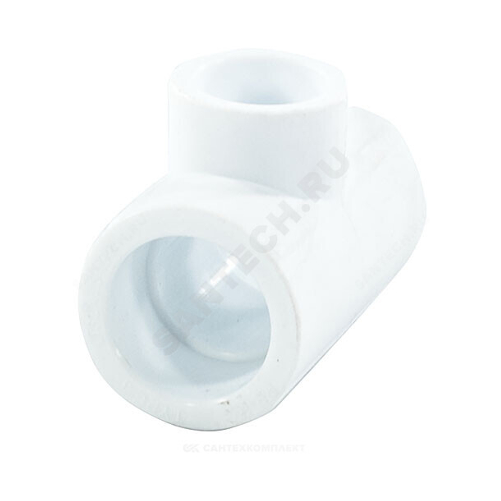 Тройник PP-R переходной белый Дн 40х25х40 PRO VALFEX 10402540-PRO