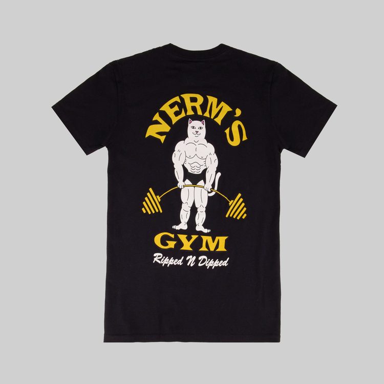 Футболка мужская Ripndip Ripped N Dipped Tee артикул:RNDWORKOUT8 - купить в магазине Дайс