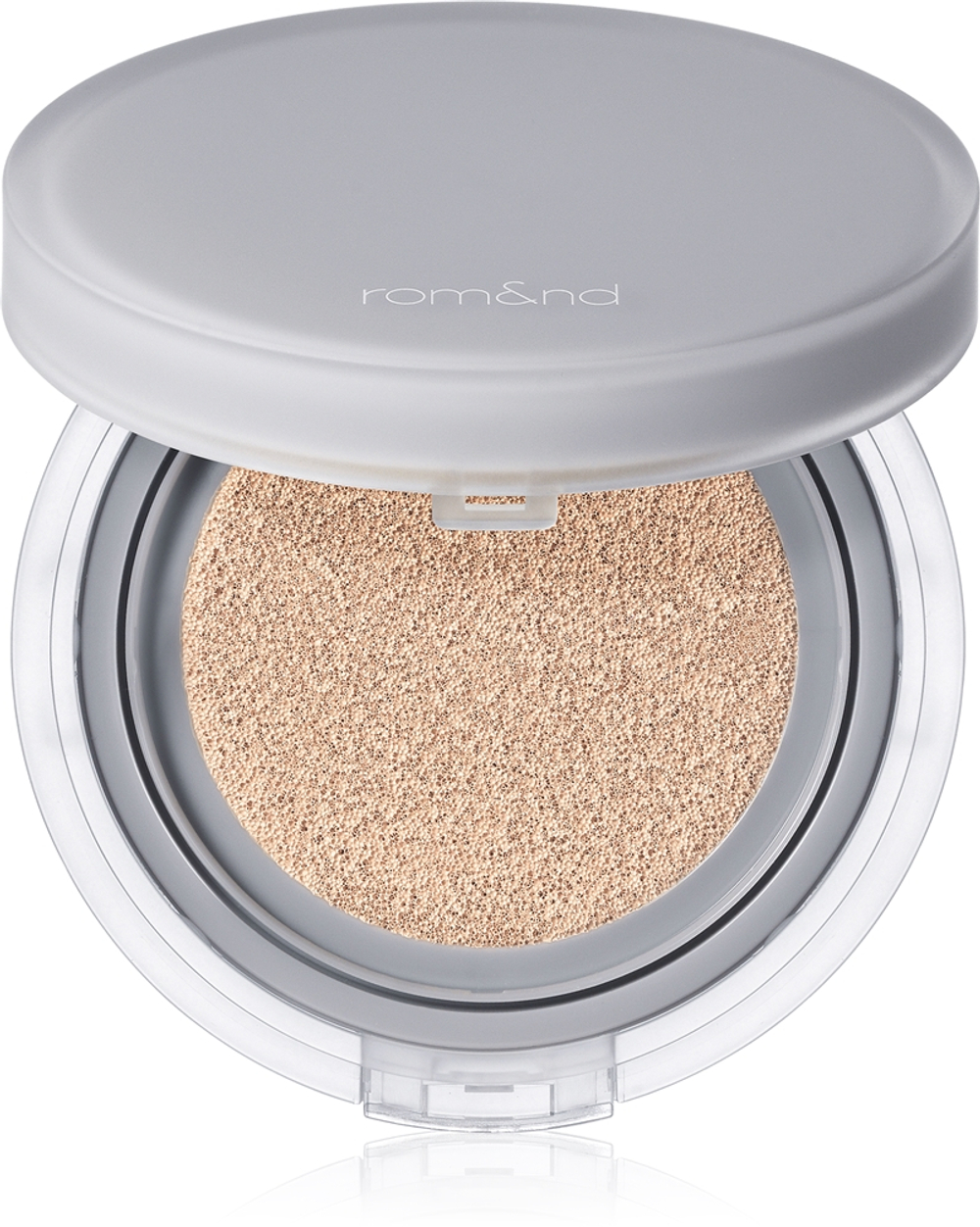 rom&nd Nu Zero Cushion - Легкий защитный тональный крем в губке с осветляющим эффектом оттенок 02 Pure 21, 15 g