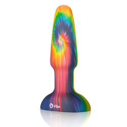 b-Vibe PEACE & LOVE TIE-DYE - Лимитированная анальная пробка