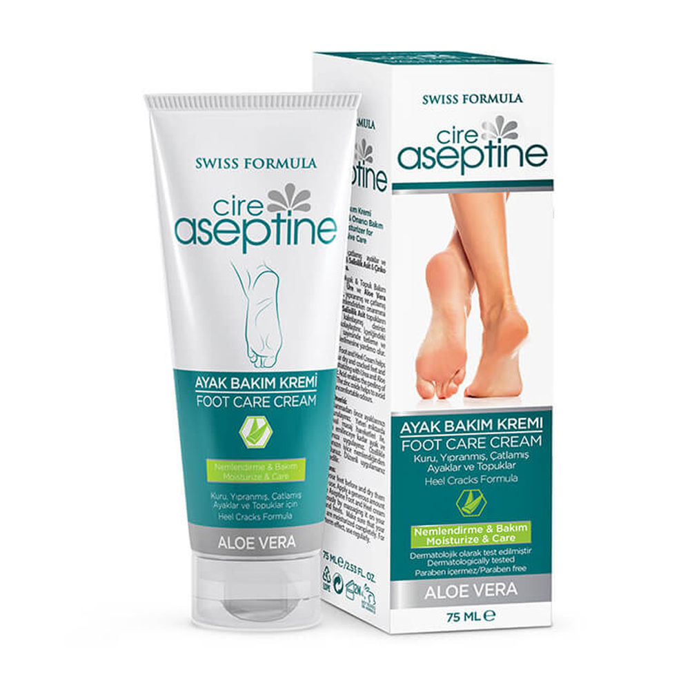 Крем для ног Cire Aseptine Aloe Vera Foot Care Cream 75 мл