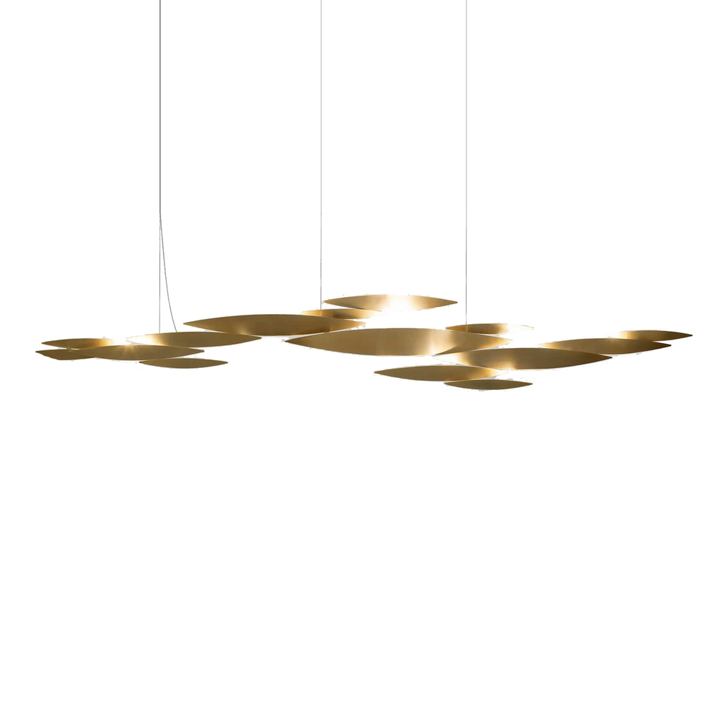 Pendant design lamp Luce Argentati by Terzani (Gold)