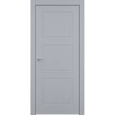Межкомнатная дверь эмаль Классика 33 RAL 7047 глухая