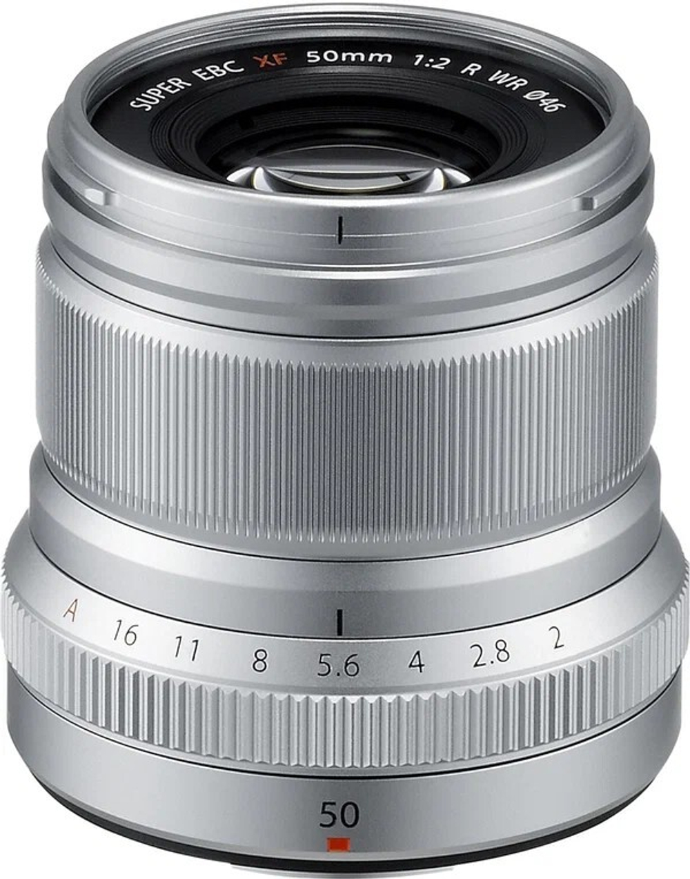 Fujinon XF 50mm f/2 R WR, серебристый