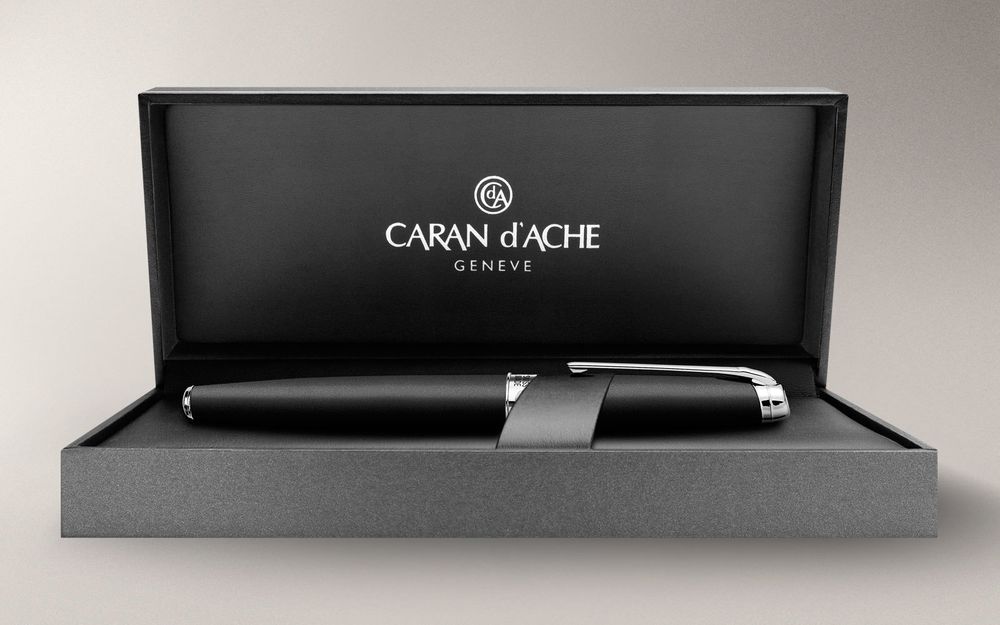 Роллер Carandache Leman Black lacquered matte (4779.496)