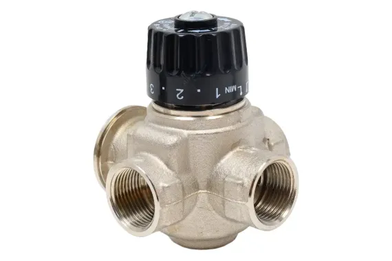 Узел смесительный STOUT с термоголовкой 1" 34317