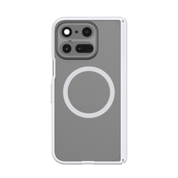 Усиленный чехол с рамками белого цвета и с MagSafe для Google Pixel 11 Pro Fold, серия Expn Series Magnetic от Dux Ducis