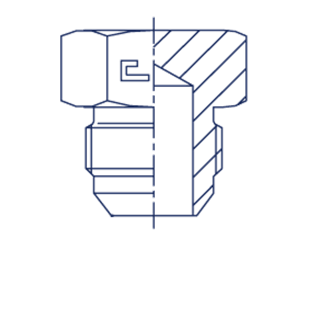 Заглушка V (Ш) JIC 1/2