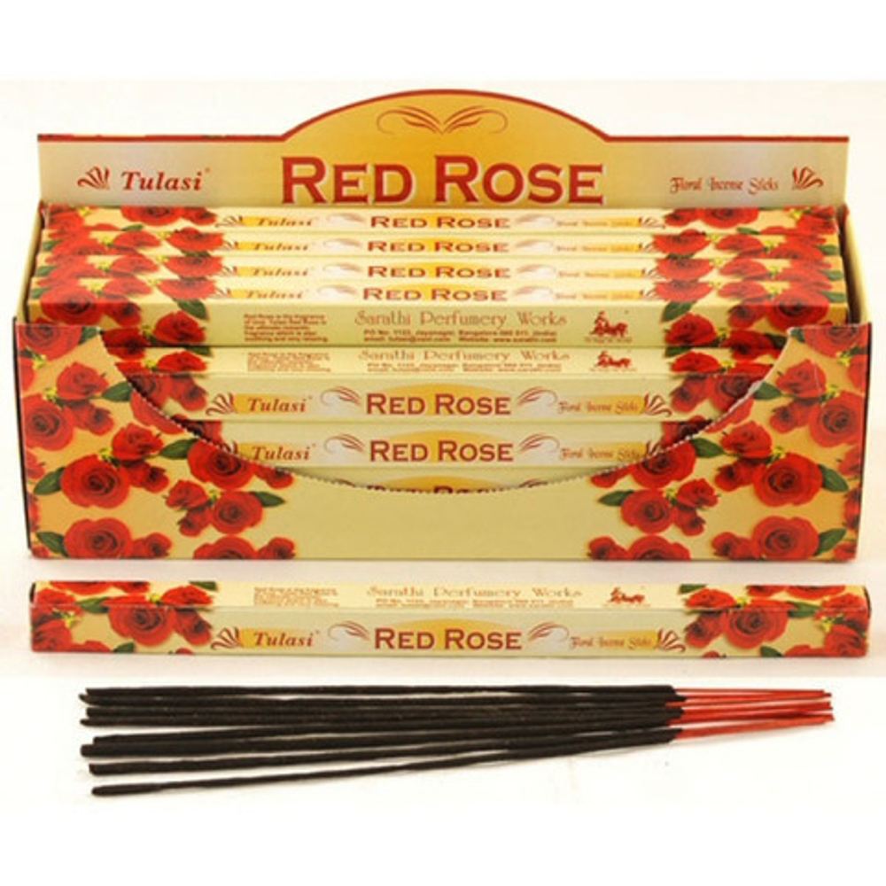 Tulasi Rose четырехгранник Благовоние Роза