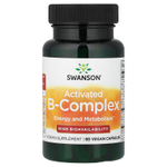 Swanson Vitamins, активированный комплекс витаминов группы B, 60 веганских капсул