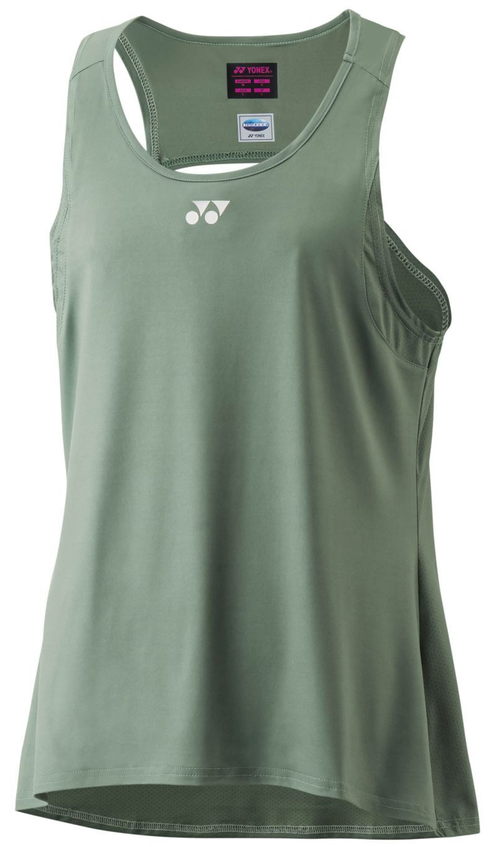Женский топ теннисный Yonex Tennis Practice Tank - зеленый