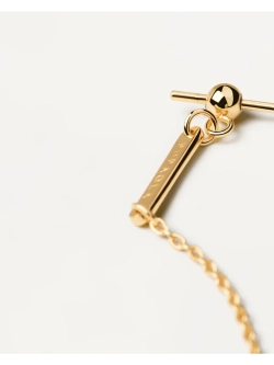 Браслет Charms Chain серебро 925 пробы покрытое золотом