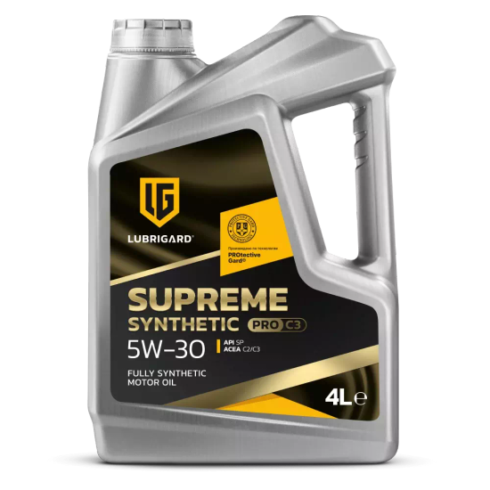 LUBRIGARD SUPREME SYNTHETIC PRO C3 SAE 5W-30 масло 4 Литра