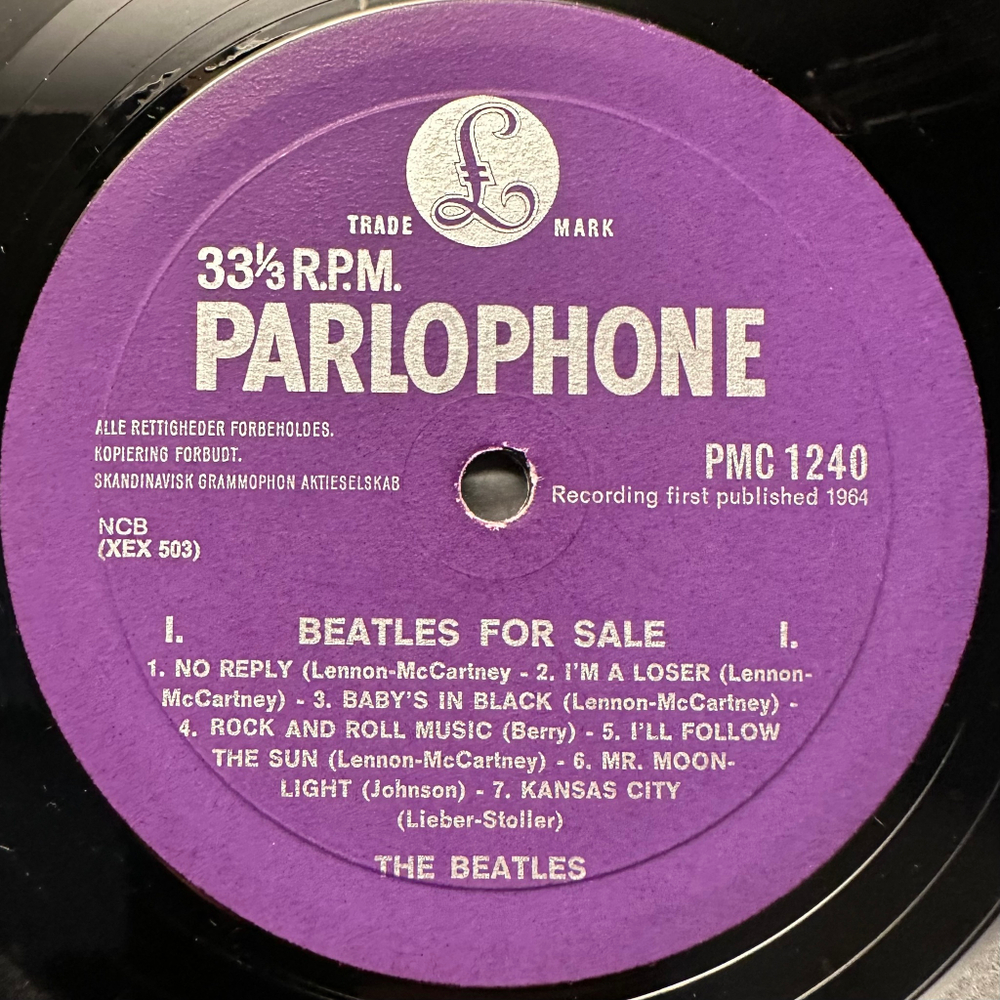 The Beatles - Beatles For Sale (Дания)
