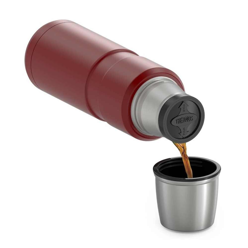 Термос Thermos King SK2000 Rustic (0,47 литра), красный