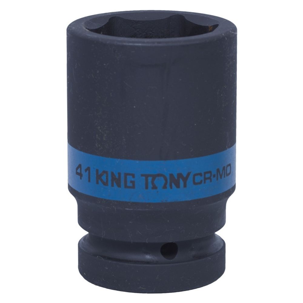 Головка торцевая ударная глубокая шестигранная 1", 41 мм KING TONY 843541M