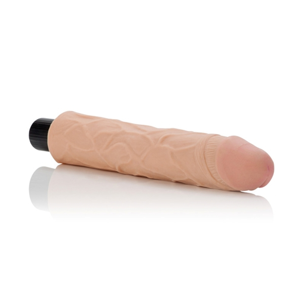 Реалистичный телесный вибратор Ez Bend Stud - 20 см. (Цвет: телесный)