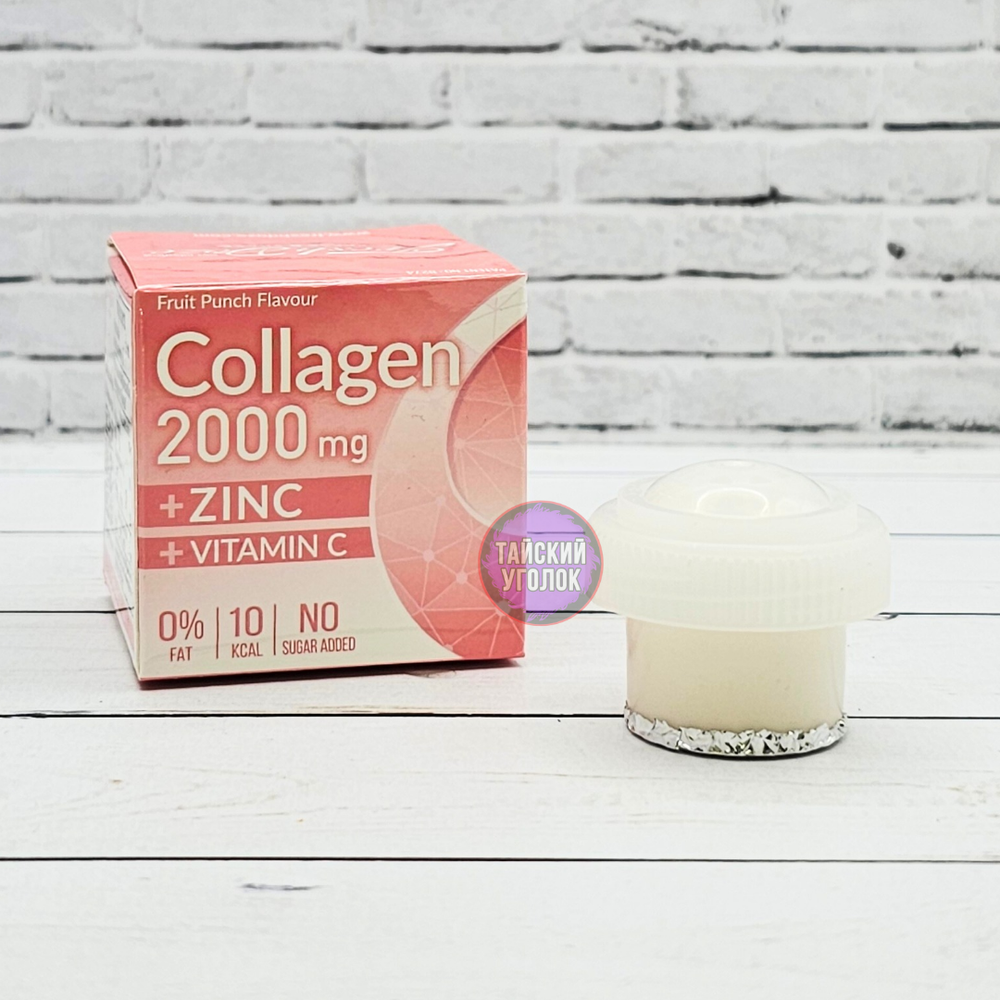Концентрат Fresh Doze для витаминного напитка Collagen+С+ZINC 2000mg Фруктовый пунш