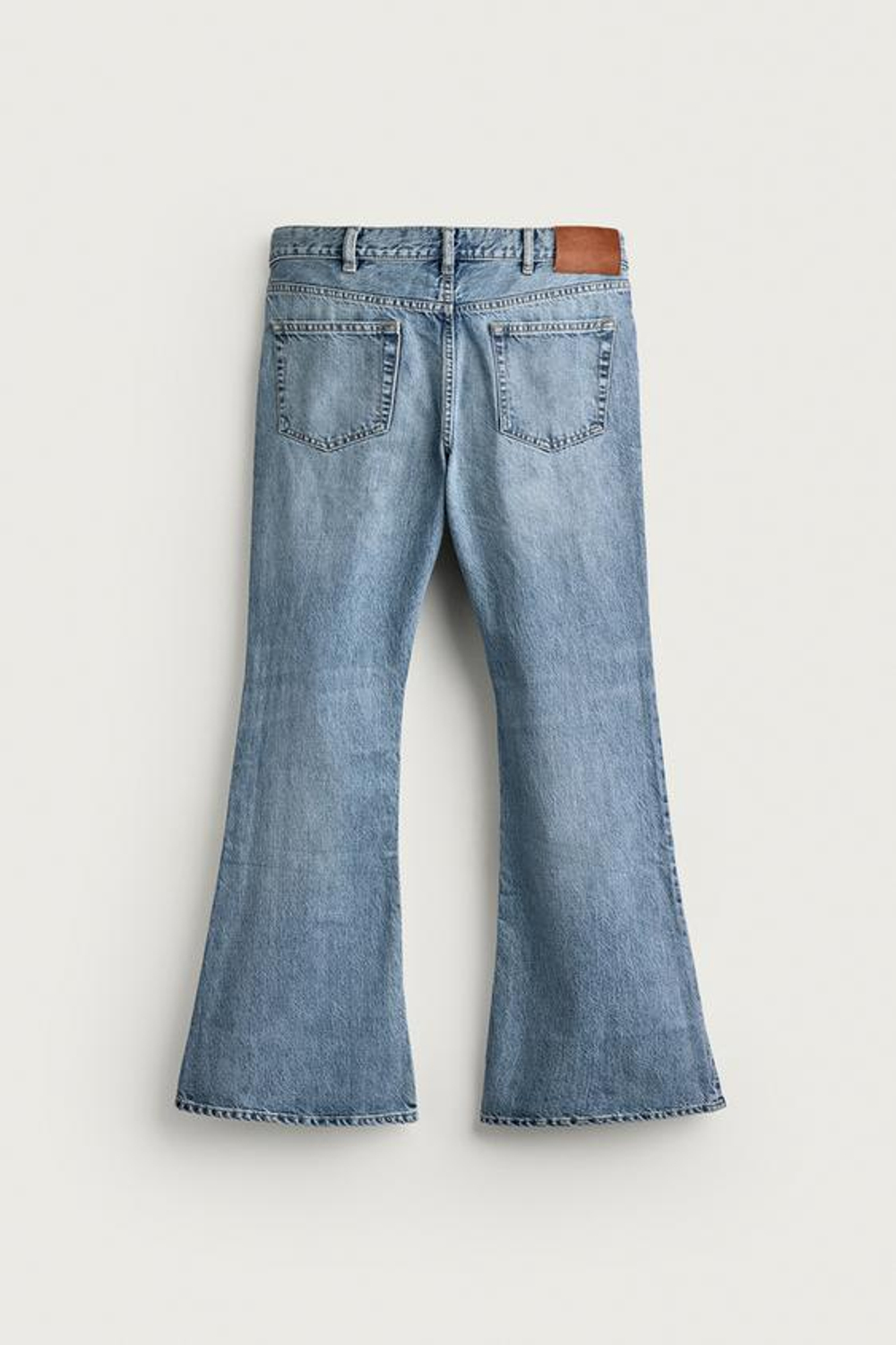 ZARA ДЖИНСЫ FLARE FIT, ГОЛУБОЙ